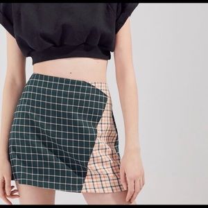 Urban outfitters plaid skirt NWT